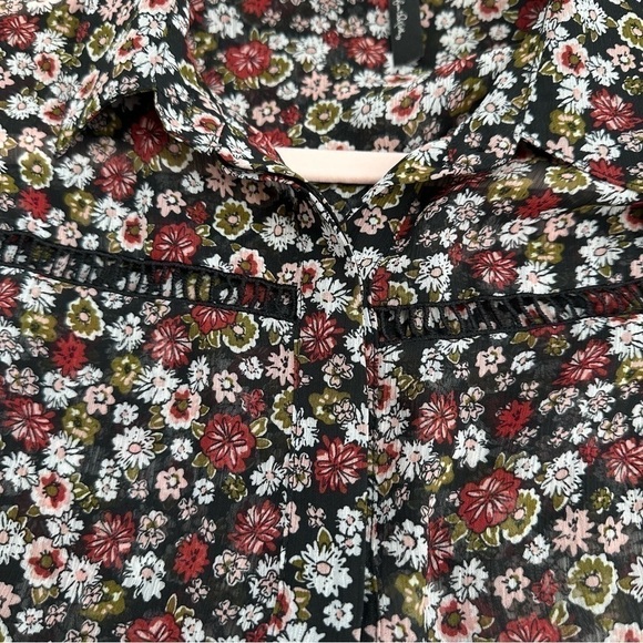 KUT from the Kloth Women’s Floral Button Down Blouse Size Small - Picture 4 of 9